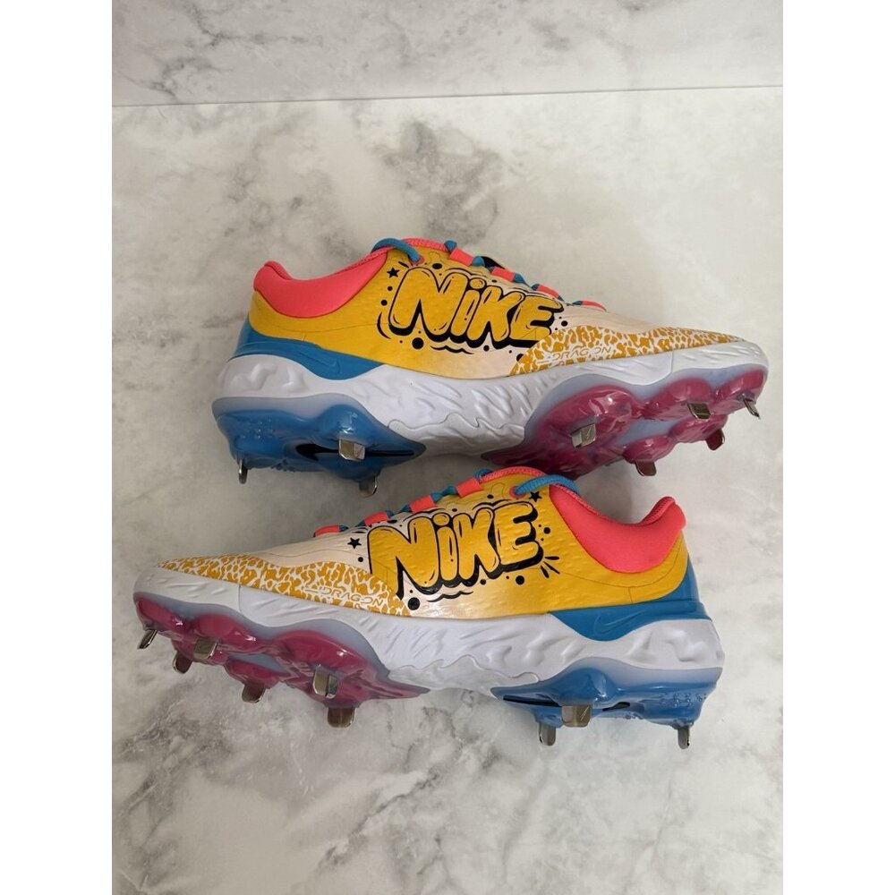 Nike x RBI Exclusive Alpha Huarache Elite 3 Low Baseball Cleats Men’s Sizes - Picture 6 of 8